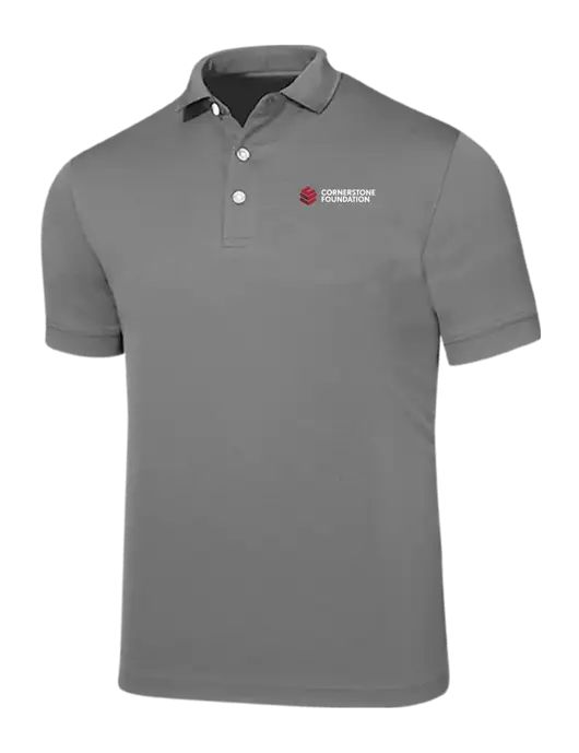 Callaway Ottoman Medium Grey Polo w/Cornerstone Foundation logo