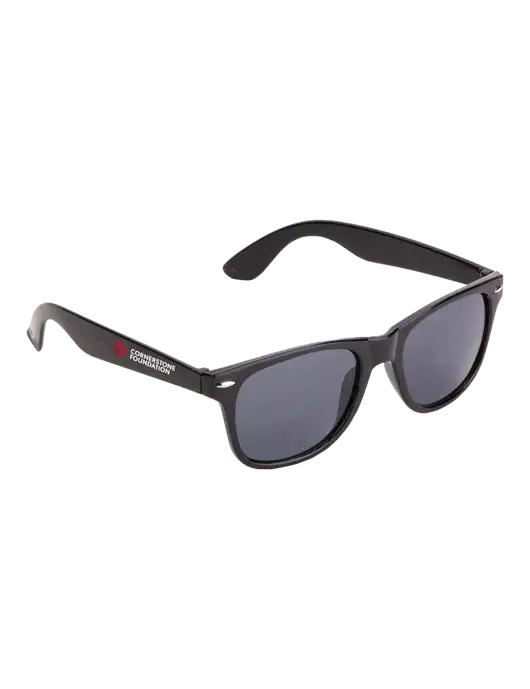 Daytona Black Sunglasses w/Cornerstone Foundation logo