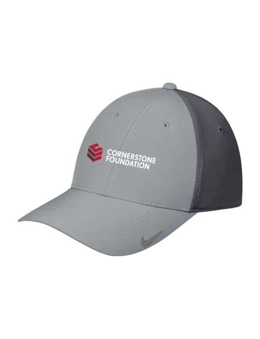 Nike Light Grey/Dark Grey Dri-FIT Legacy Cap w/Cornerstone Foundation logo