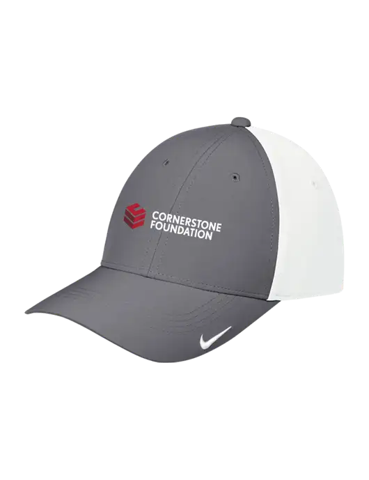 Nike Dark Grey/White Dri-FIT Legacy Cap w/Cornerstone Foundation logo