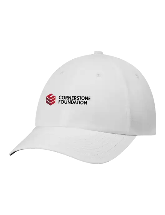 Richardson Relaxed Performance Lite White Cap w/Cornerstone Foundation logo