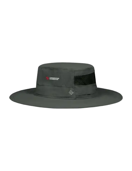 Columbia Dark Grey Bora Bora Booney  Hat w/Cornerstone Foundation logo