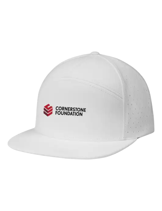 Richardson White Cannon Cap w/Cornerstone Foundation logo