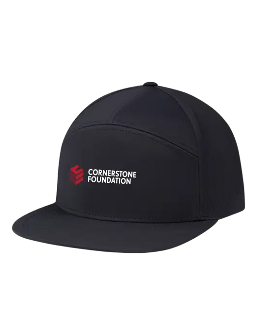Richardson Black Cannon Cap w/Cornerstone Foundation logo