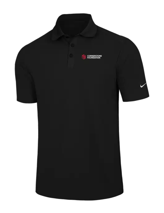 Nike Black Dri-FIT Classic Polo w/Cornerstone Foundation logo
