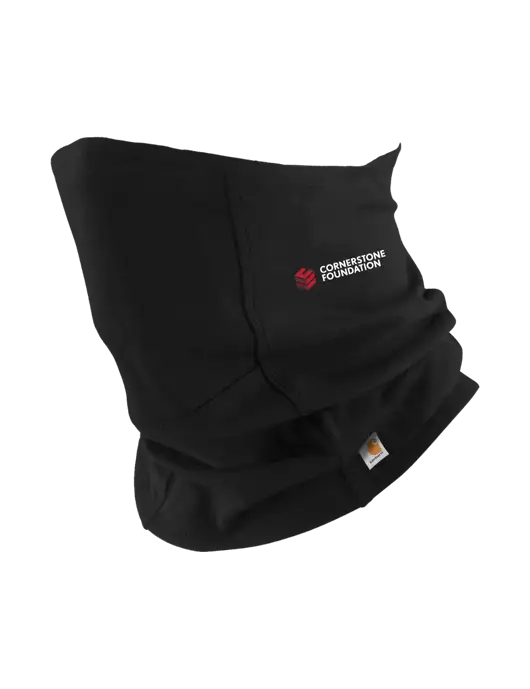 Carhartt Black Cotton Blend Filter Pocket Gaiter w/Cornerstone Foundation logo