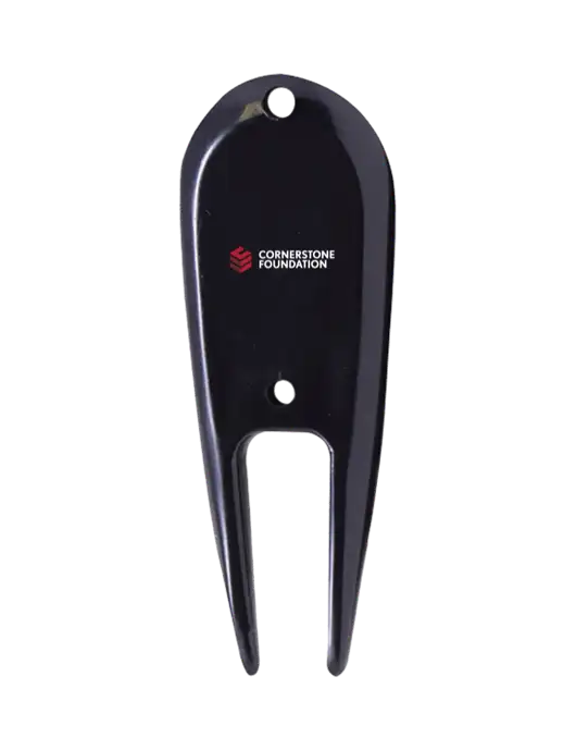 Black Divot Tool w/Cornerstone Foundation logo