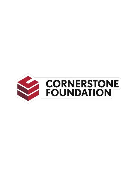 Extra Large Decal (approx 37-64 sq in) w/Cornerstone Foundation logo